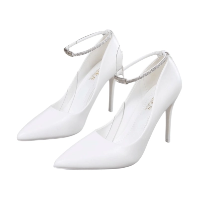 Туфли женские лодочки GUOQISONG G&S искусственная кожа белые 5069 Туфли женские лодочки GUOQISONG G&S искусственная кожа белые 5069