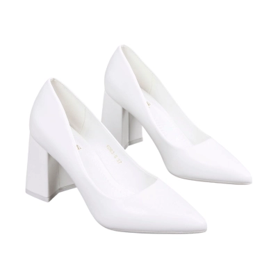 Туфли женские лодочки GUOQISONG G&S искусственная кожа белые QS63-6 Туфли женские лодочки GUOQISONG G&S искусственная кожа белые QS63-6