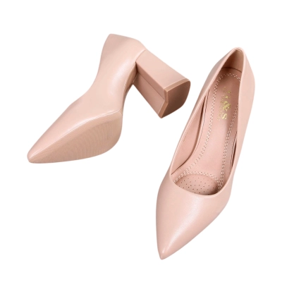 Туфли женские лодочки GUOQISONG G&S искусственная кожа пудровые QS63-7 Туфли женские лодочки GUOQISONG G&S искусственная кожа пудровые QS63-7