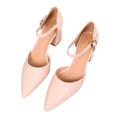 Туфли женские лодочки GUOQISONG G&S искусственная кожа пудровые 733-3 Туфли женские лодочки GUOQISONG G&S искусственная кожа пудровые 733-3