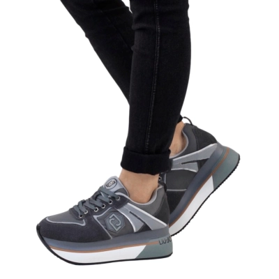 Кроссовки женские SAIVVILA комбинированная кожа серые 7223 Кроссовки женские SAIVVILA комбинированная кожа серые 7223