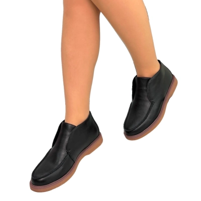 Полуботинки женские SAIVVILA натуральная кожа черные 7229 Полуботинки женские SAIVVILA натуральная кожа черные 7229