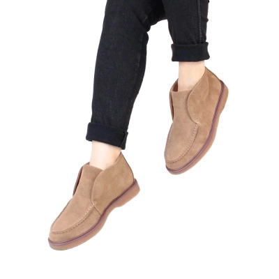 Полуботинки женские SAIVVILA натуральная замша бежевые 7231 Полуботинки женские SAIVVILA натуральная замша бежевые 7231