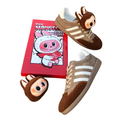 Кроссовки женские LABUBU иск. замша 8836