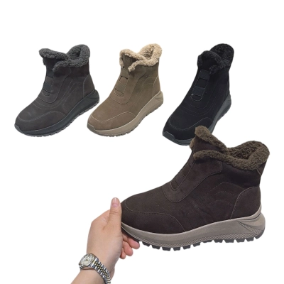 Ботинки женские зимние MOMOTARI натуральная замша T982 Ботинки женские зимние MOMOTARI натуральная замша T982