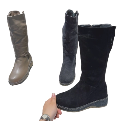 Сапоги женские зимние MOMOTARI искусственная замша H83 Сапоги женские зимние MOMOTARI искусственная замша H83