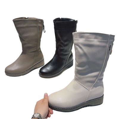 Сапоги женские батал зимние MOMOTARI искусственная кожа H010 Сапоги женские батал зимние MOMOTARI искусственная кожа H010