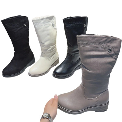 Сапоги женские зимние MOMOTARI искусственная кожа HF02 Сапоги женские зимние MOMOTARI искусственная кожа HF02