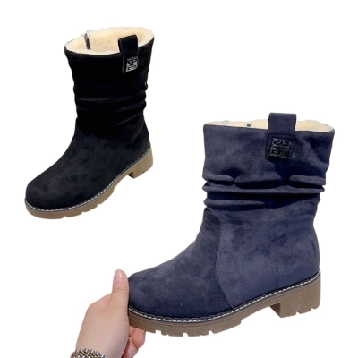 Сапоги женские зимние MOMOTARI искусственная замша H021 Сапоги женские зимние MOMOTARI искусственная замша H021