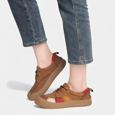 Полуботинки женские натуральная кожа коричневые YD015-1 Полуботинки женские натуральная кожа коричневые YD015-1