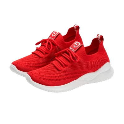 Кроссовки женские на лето APOJEE спорт текстильные красные В29-10 Кроссовки женские на лето APOJEE спорт текстильные красные В29-10