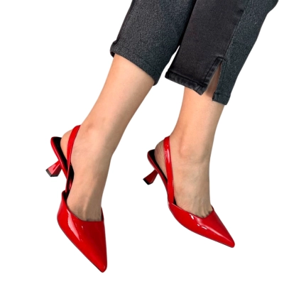 Туфли женские на лето OMILA искусственная лак кожа красные СМ6668-66 Туфли женские на лето OMILA искусственная лак кожа красные СМ6668-66