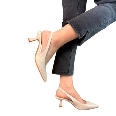 Туфли женские на лето OMILA искусственная лак кожа бежевые СМ6667-11 Туфли женские на лето OMILA искусственная лак кожа бежевые СМ6667-11