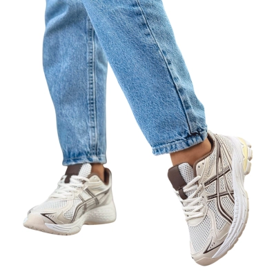 Кроссовки женские на лето LUTA спорт искусственная кожа бежевые F7-6 Кроссовки женские на лето LUTA спорт искусственная кожа бежевые F7-6