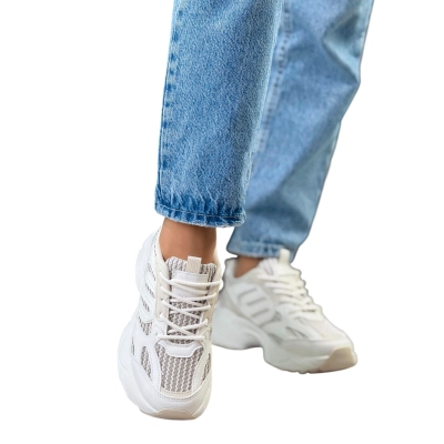 Кроссовки женские на лето LUTA спорт искусственная кожа бежевые F5-2 Кроссовки женские на лето LUTA спорт искусственная кожа бежевые F5-2