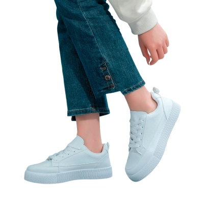 Кроссовки женские LUTA искусственная кожа белые Н213-1 Кроссовки женские LUTA искусственная кожа белые Н213-1