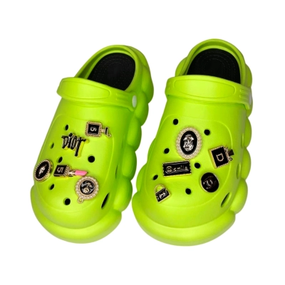 Сабо закрытые женские резиновые салатовые 6045 Сабо закрытые женские резиновые салатовые 6045