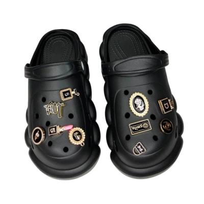 Сабо закрытые женские резиновые черные 6046 Сабо закрытые женские резиновые черные 6046