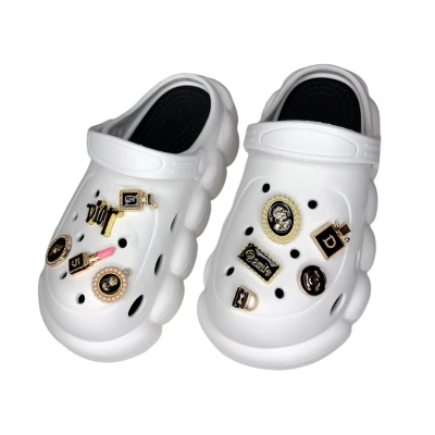 Сабо закрытые женские резиновые белые 6047 Сабо закрытые женские резиновые белые 6047