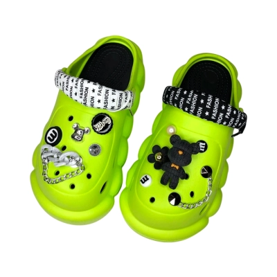 Сабо закрытые женские резиновые салатовые 6051 Сабо закрытые женские резиновые салатовые 6051