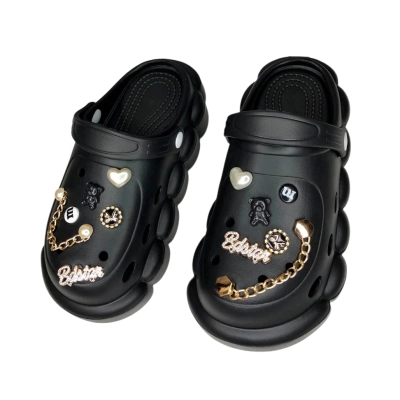 Сабо закрытые женские резиновые черные 6054 Сабо закрытые женские резиновые черные 6054