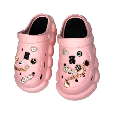 Сабо закрытые женские резиновые розовые 6055 Сабо закрытые женские резиновые розовые 6055