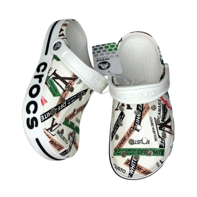 Сабо закрытые женские резиновые белые 6074 Сабо закрытые женские резиновые белые 6074