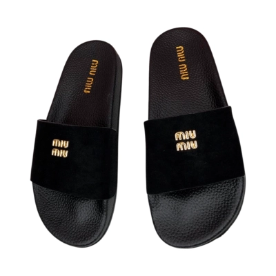 Шлепанцы женские резиновые с текстилем черные 6390 Шлепанцы женские резиновые с текстилем черные 6390