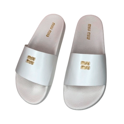 Шлепанцы женские резиновые белые 6401 Шлепанцы женские резиновые белые 6401