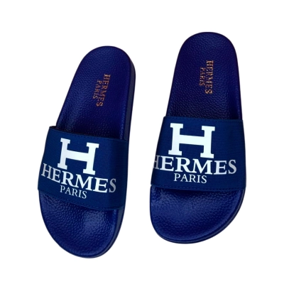 Шлепанцы женские резиновые с текстилем синие 6413 Шлепанцы женские резиновые с текстилем синие 6413