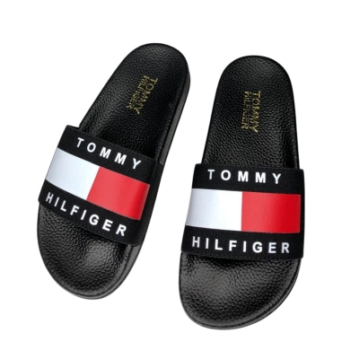 Шлепанцы женские резиновые с текстилем черные 6425 Шлепанцы женские резиновые с текстилем черные 6425