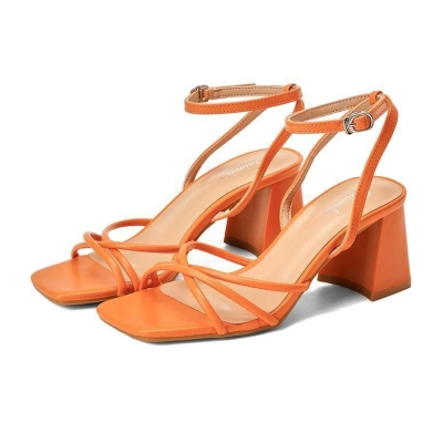 Босоножки женские SAIVVILA искусственная кожа оранжевые J655-12 Босоножки женские SAIVVILA искусственная кожа оранжевые J655-12