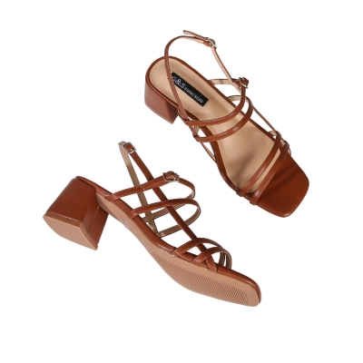 Босоножки женские GUOQISONG G&S искусственная кожа коричневые 1383-5 Босоножки женские GUOQISONG G&S искусственная кожа коричневые 1383-5