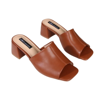 Сабо женские GUOQISONG G&S искусственная кожа коричневые 1381-8 Сабо женские GUOQISONG G&S искусственная кожа коричневые 1381-8