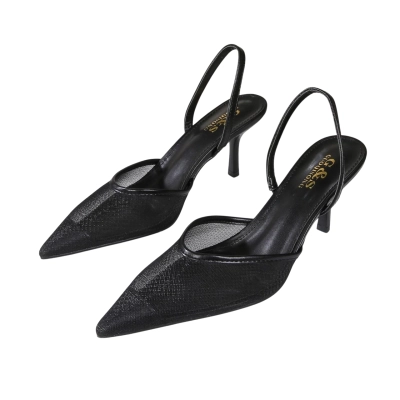 Туфли женские на лето GUOQISONG G&S искусственная кожа черные HD52-1 Туфли женские на лето GUOQISONG G&S искусственная кожа черные HD52-1