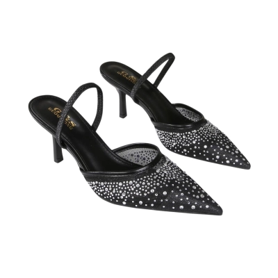 Туфли женские на лето GUOQISONG G&S искусственная кожа черные HD51-1 Туфли женские на лето GUOQISONG G&S искусственная кожа черные HD51-1