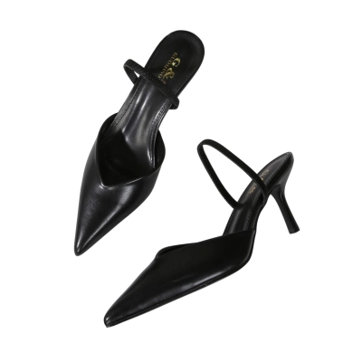 Туфли женские на лето GUOQISONG G&S искусственная кожа черные HD50-1 Туфли женские на лето GUOQISONG G&S искусственная кожа черные HD50-1