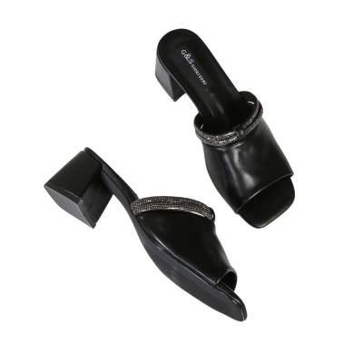 Сабо женские GUOQISONG G&S искусственная кожа черные 1382-2 Сабо женские GUOQISONG G&S искусственная кожа черные 1382-2