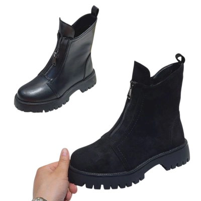 Ботинки женские демисезон MOMOTARI иск. замша AM08