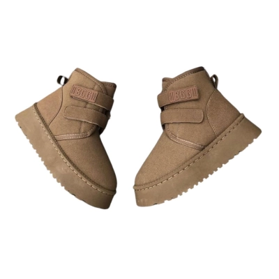 Угги женские на зиму искусственная замша шоколадные 8908 Угги женские на зиму искусственная замша шоколадные 8908