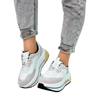 Кроссовки женские SAIVVILA натуральная кожа белые 6184 Кроссовки женские SAIVVILA натуральная кожа белые 6184