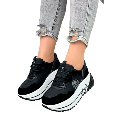 Кроссовки женские SAIVVILA натуральная замша с кожей черные 6186 Кроссовки женские SAIVVILA натуральная замша с кожей черные 6186