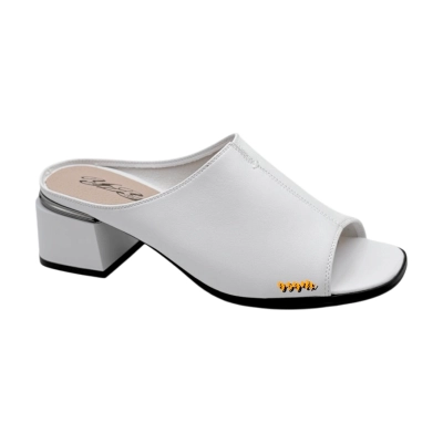 Сабо женские YZY натуральная кожа белые PL956-60A Сабо женские YZY натуральная кожа белые PL956-60A