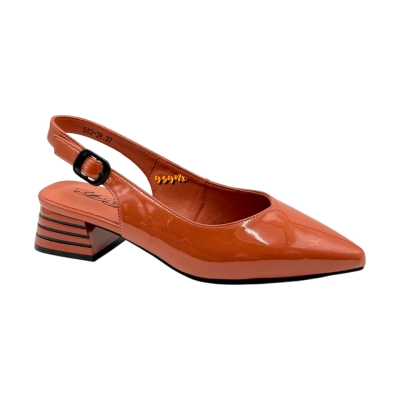 Туфли женские летние YZY спрессованная натуральная лак кожа кофейные 543-3W Туфли женские летние YZY спрессованная натуральная лак кожа кофейные 543-3W