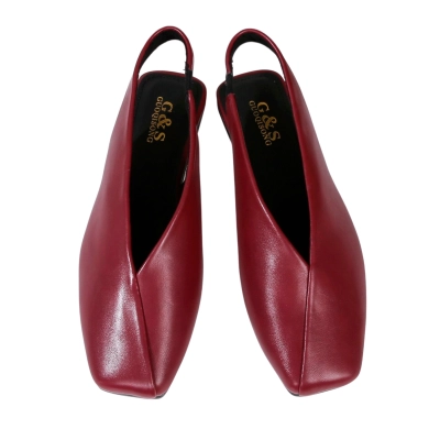 Туфли женские на лето GUOQISONG G&S искусственная кожа бордовые 2601-9 Туфли женские на лето GUOQISONG G&S искусственная кожа бордовые 2601-9