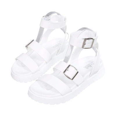 Сандалии женские GUOQISONG G&S искусственная кожа белые 7137-2 Сандалии женские GUOQISONG G&S искусственная кожа белые 7137-2