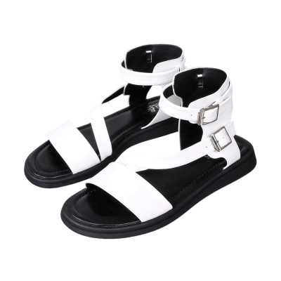 Сандалии женские GUOQISONG G&S искусственная кожа белые 413-13 Сандалии женские GUOQISONG G&S искусственная кожа белые 413-13