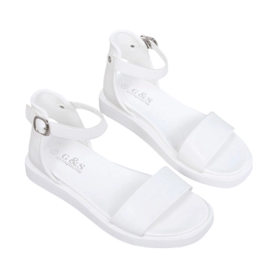 Сандалии женские GUOQISONG G&S искусственная кожа белые 133-2 Сандалии женские GUOQISONG G&S искусственная кожа белые 133-2