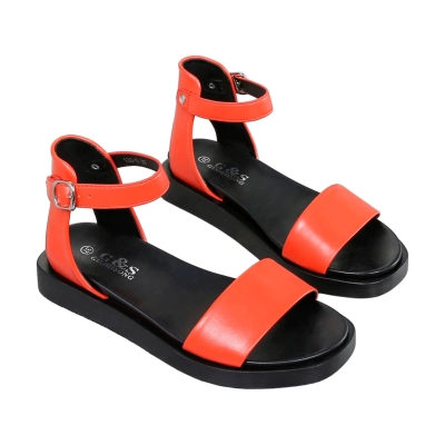 Сандалии женские GUOQISONG G&S искусственная кожа оранжевые 133-6 Сандалии женские GUOQISONG G&S искусственная кожа оранжевые 133-6
