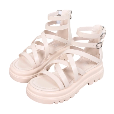 Сандалии женские GUOQISONG G&S искусственная кожа бежевые A9-3 Сандалии женские GUOQISONG G&S искусственная кожа бежевые A9-3